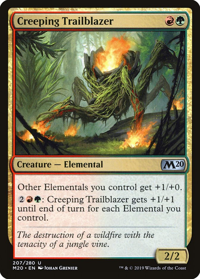 Creeping Trailblazer [Core Set 2020] | Total Play