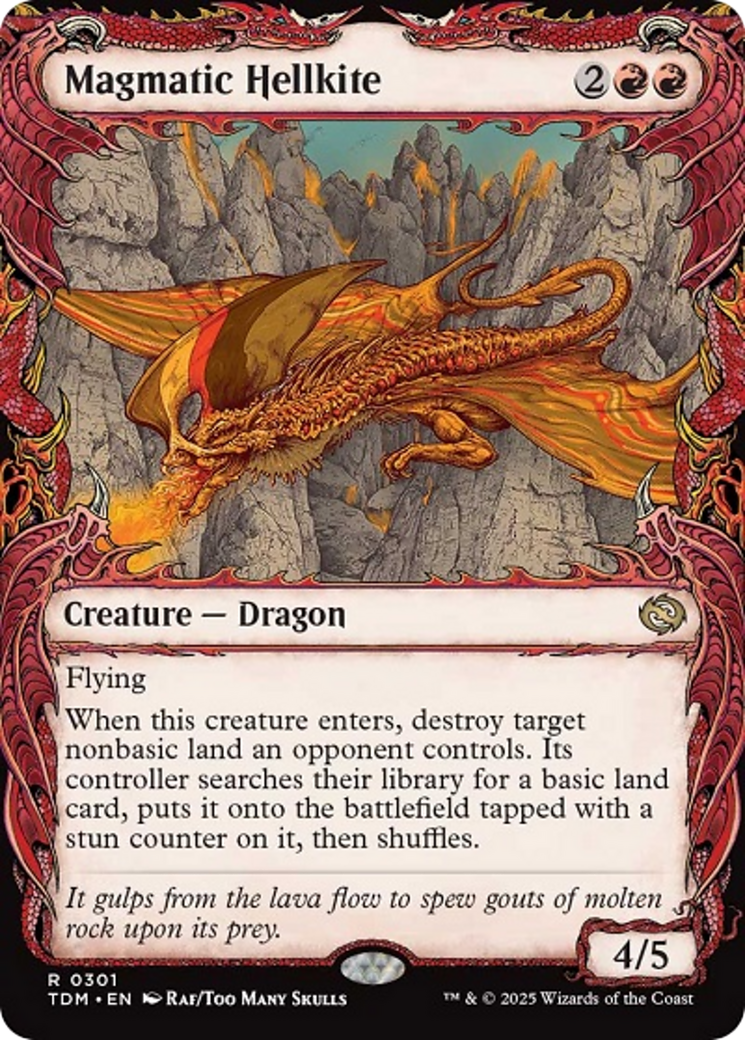 Magmatic Hellkite (Showcase) [Tarkir: Dragonstorm] | Total Play