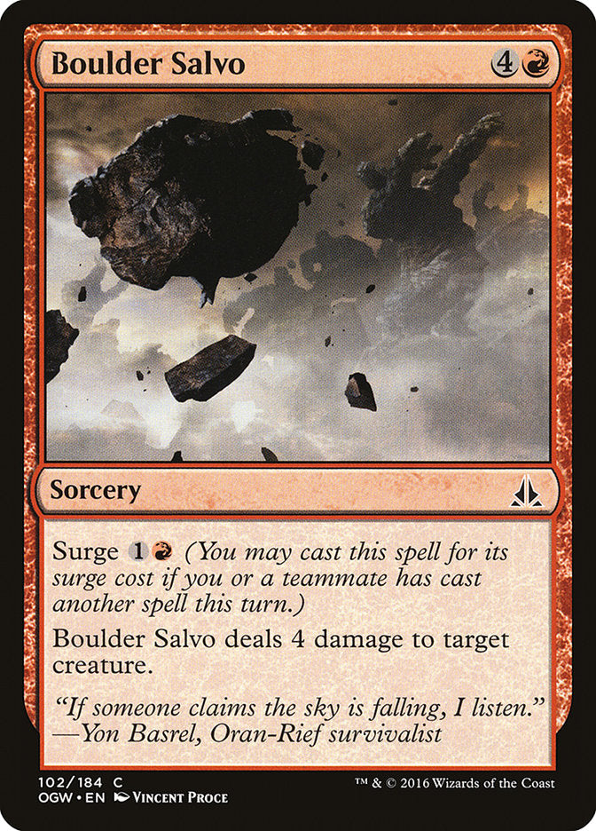 Boulder Salvo [Oath of the Gatewatch] | Total Play