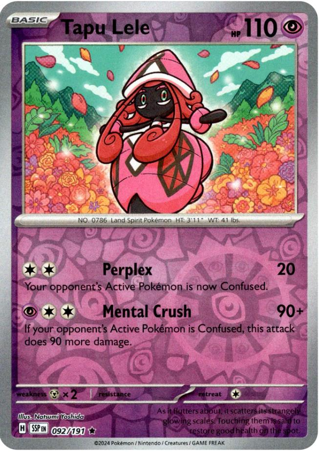 Tapu Lele (092/191) [Scarlet & Violet: Surging Sparks] | Total Play