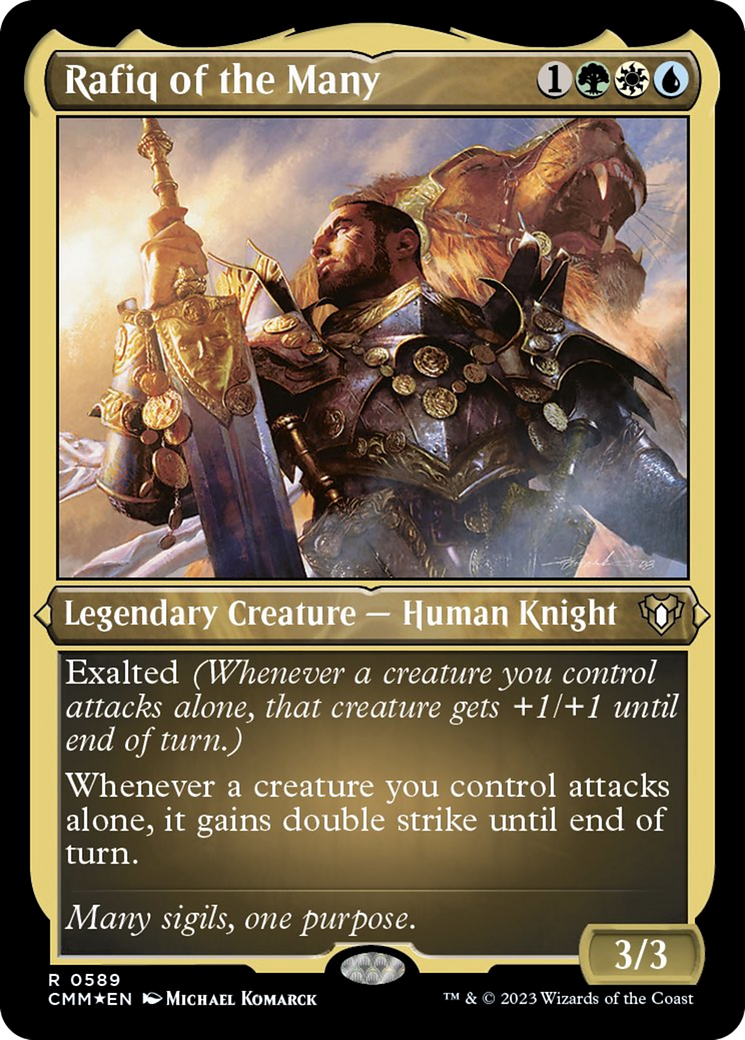 Rafiq of the Many (Foil Etched) [Commander Masters] | Total Play