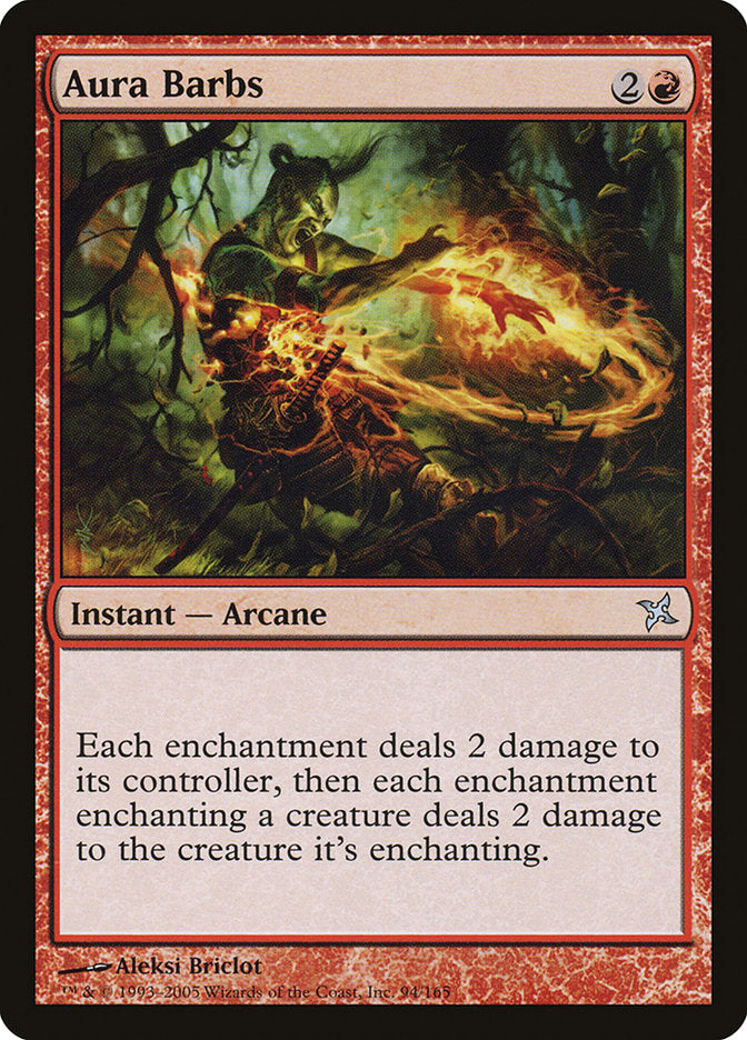 Aura Barbs [Betrayers of Kamigawa] | Total Play