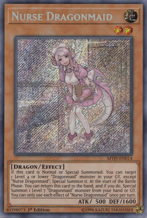 Nurse Dragonmaid [MYFI-EN014] Secret Rare | Total Play