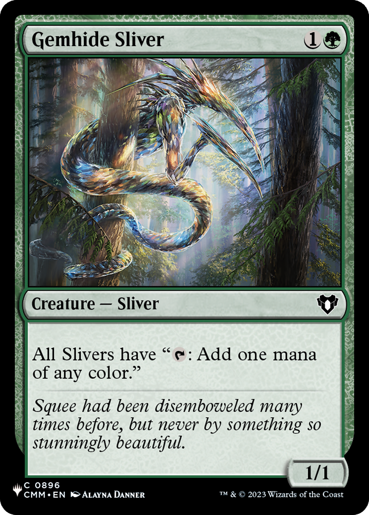 Gemhide Sliver (CMM) [The List] | Total Play