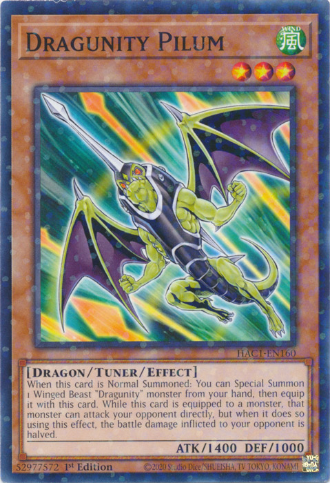 Dragunity Pilum (Duel Terminal) [HAC1-EN160] Common | Total Play