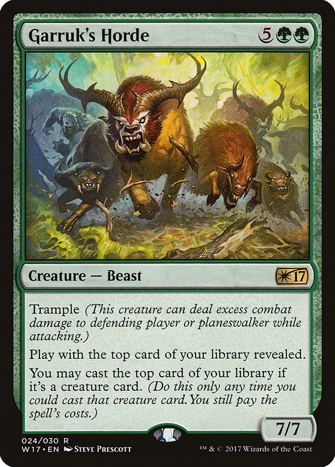 Garruk's Horde [Welcome Deck 2017] | Total Play
