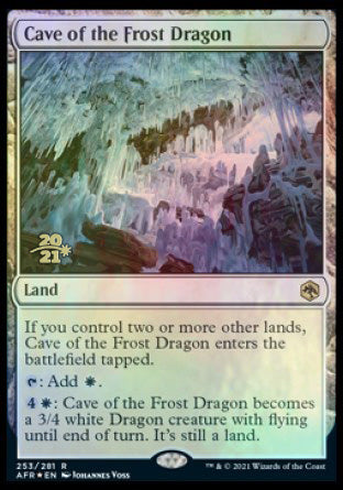 Cave of the Frost Dragon [Dungeons & Dragons: Adventures in the Forgotten Realms Prerelease Promos] | Total Play