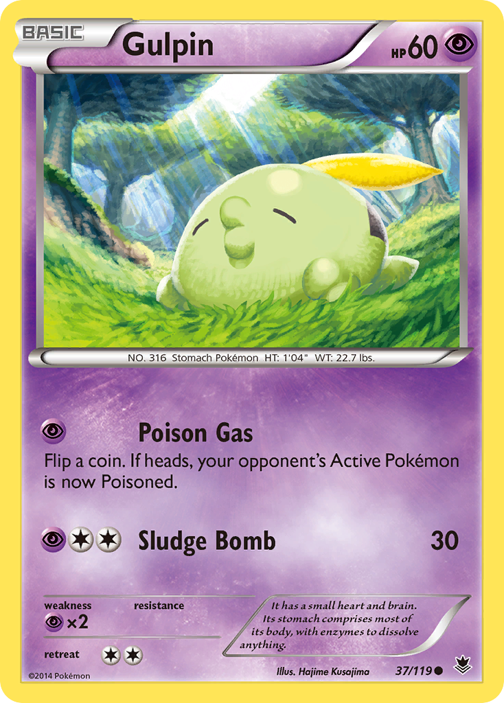 Gulpin (37/119) [XY: Phantom Forces] | Total Play