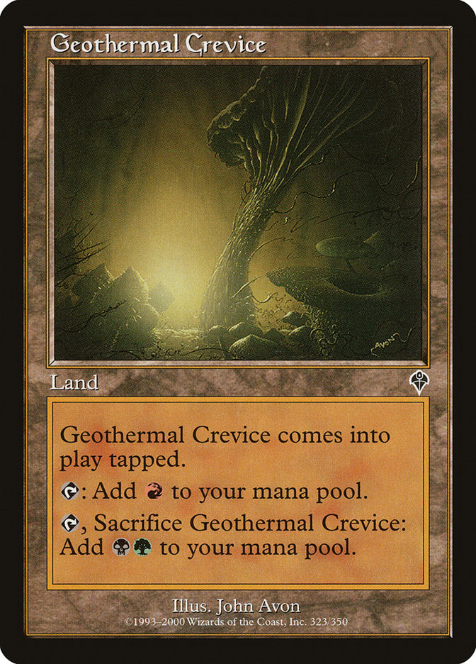 Geothermal Crevice [Invasion] | Total Play