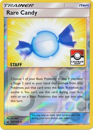 Rare Candy (142/168) (League Promo Staff) [Sun & Moon: Celestial Storm] | Total Play