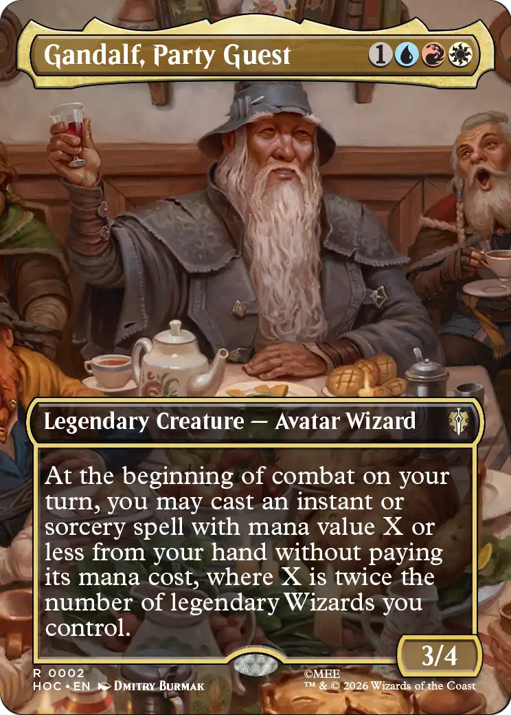 Gandalf, Party Guest (Borderless) [The Hobbit: Eternal-Legal] | Total Play