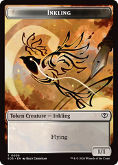 Inkling (0006) // Spirit (0010) Double-Sided Token [Secrets of Strixhaven Tokens] | Total Play
