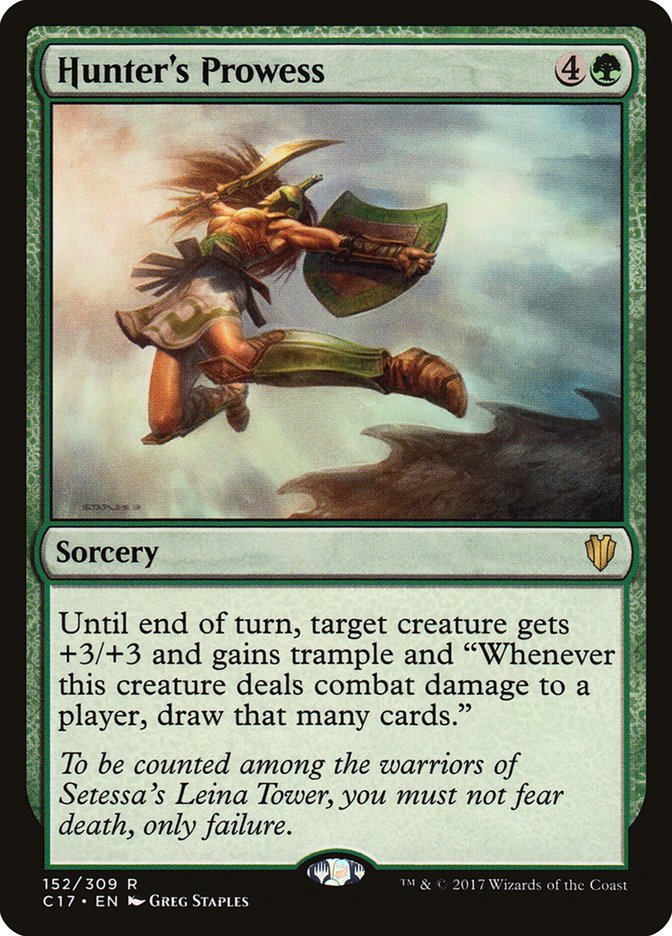 Hunter's Prowess [Commander 2017] | Total Play