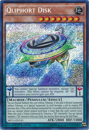 Qliphort Disk [MP15-EN145] Secret Rare | Total Play
