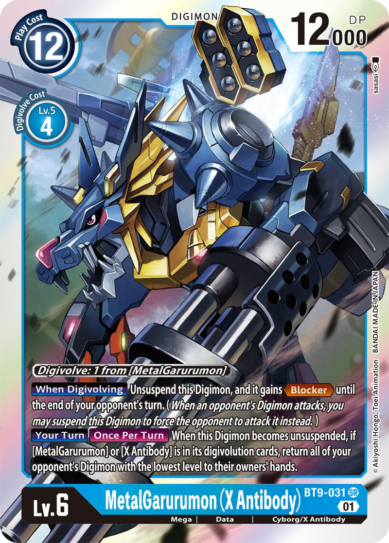 MetalGarurumon (X Antibody) [BT9-031] [X Record] | Total Play