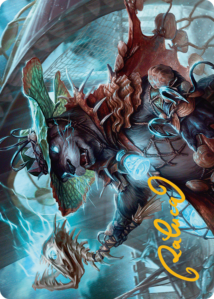 Tempest Angler Art Card (Gold-Stamped Signature) [Bloomburrow Art Series] | Total Play