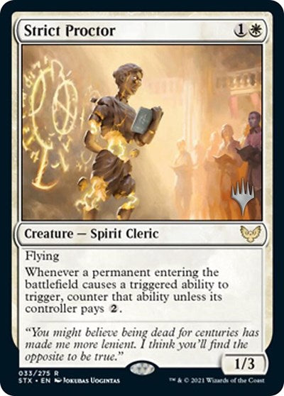 Strict Proctor (Promo Pack) [Strixhaven: School of Mages Promos] | Total Play