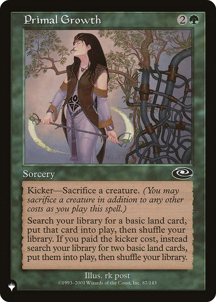 Primal Growth [The List] | Total Play