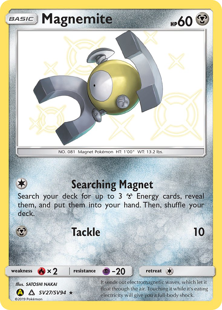 Magnemite (SV27/SV94) [Sun & Moon: Hidden Fates - Shiny Vault] | Total Play