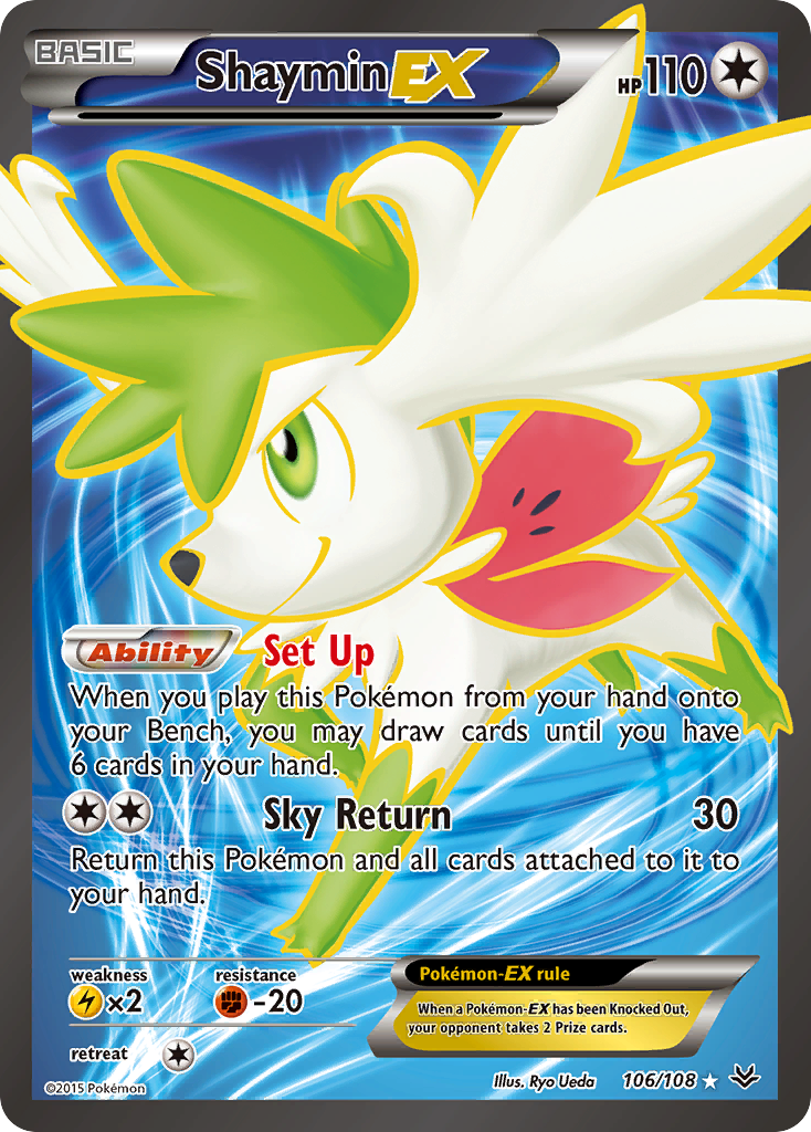Shaymin EX (106/108) [XY: Roaring Skies] | Total Play