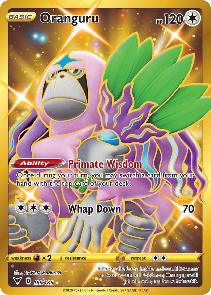 Oranguru (199/185) [Sword & Shield: Vivid Voltage] | Total Play