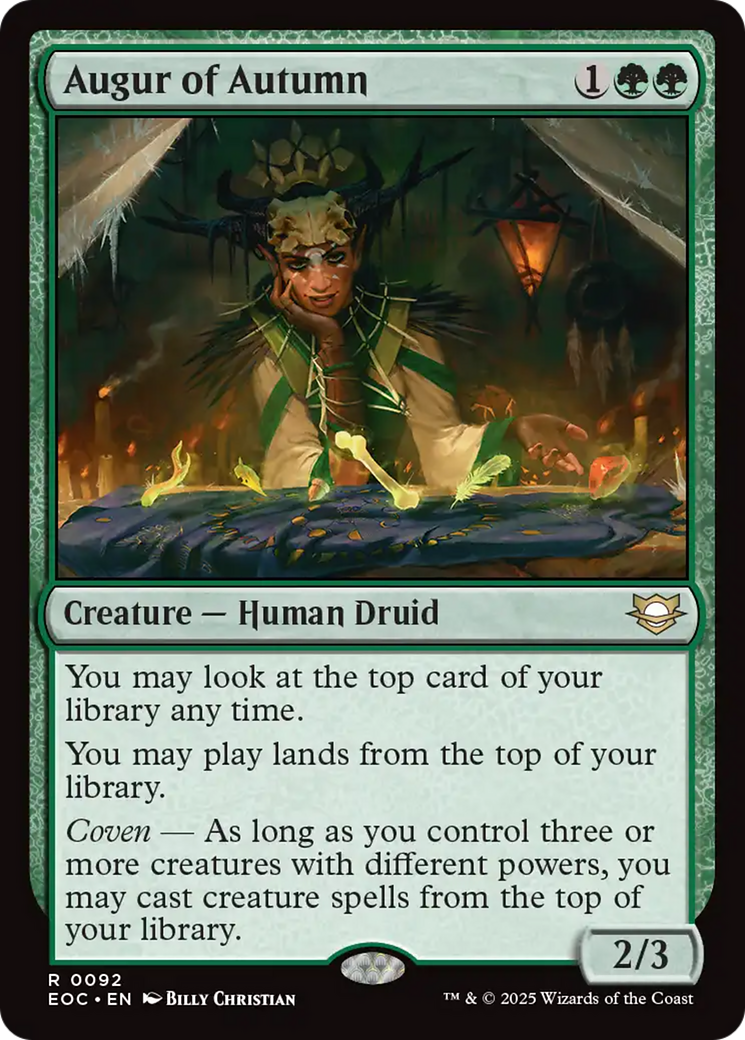 Augur of Autumn [Edge of Eternities Commander] | Total Play