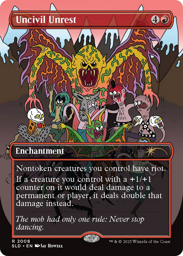 Uncivil Unrest (Rainbow Foil) [Secret Lair Drop Series] | Total Play