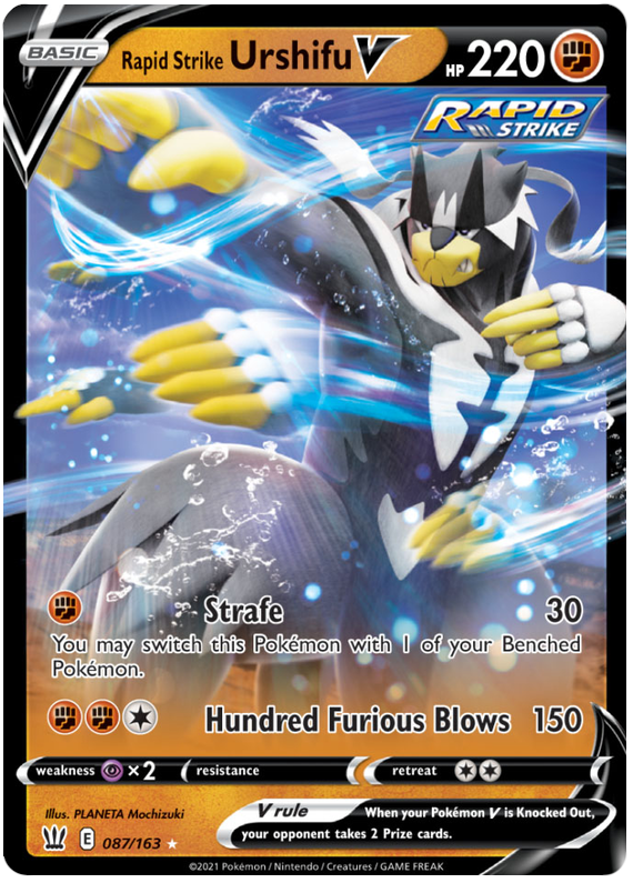 Rapid Strike Urshifu V (087/163) [Sword & Shield: Battle Styles] | Total Play