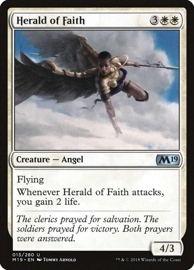 Herald of Faith [Core Set 2019] | Total Play