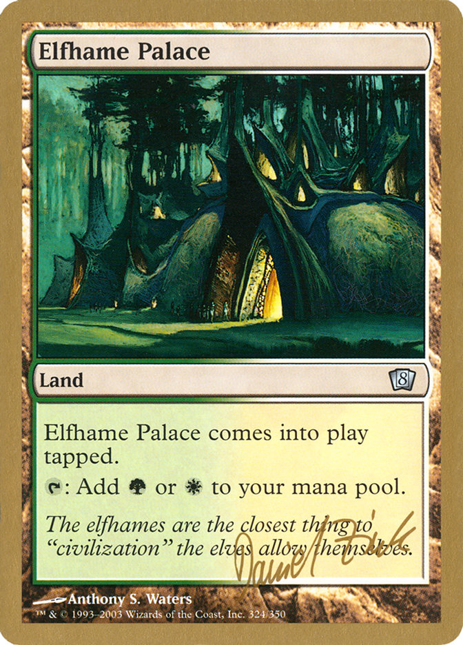 Elfhame Palace (Daniel Zink) [World Championship Decks 2003] | Total Play