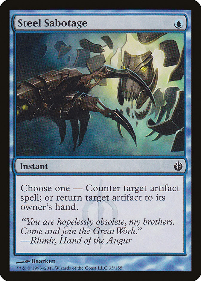 Steel Sabotage [Mirrodin Besieged] | Total Play