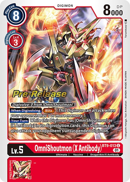 OmniShoutmon (X Antibody) [BT9-013] [X Record Pre-Release Promos] | Total Play