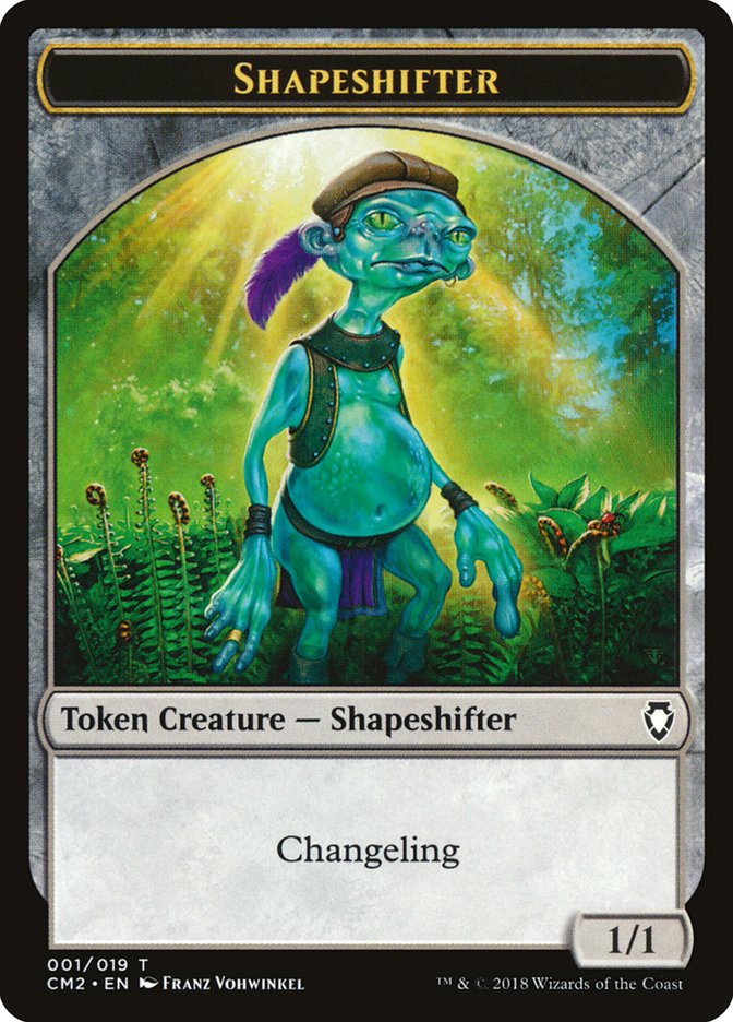 Shapeshifter Token [Commander Anthology Volume II Tokens] | Total Play