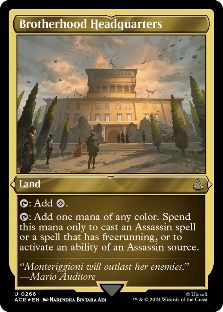 Brotherhood Headquarters (Foil Etched) [Assassin's Creed] | Total Play