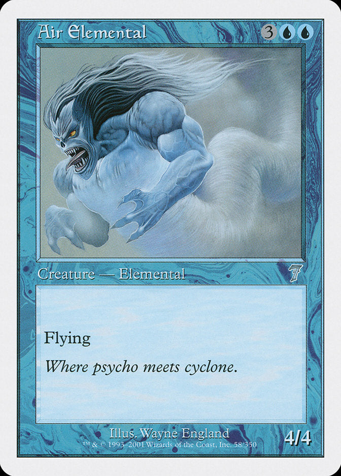 Air Elemental [Seventh Edition] | Total Play