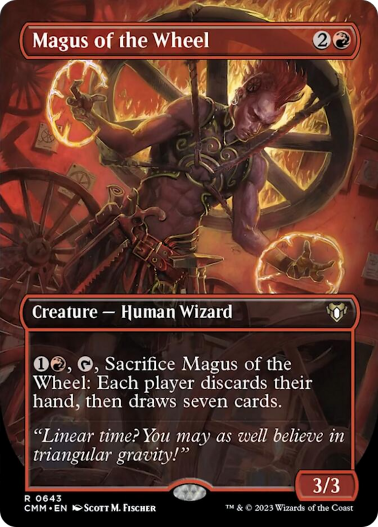 Magus of the Wheel (Borderless Alternate Art) [Commander Masters] | Total Play