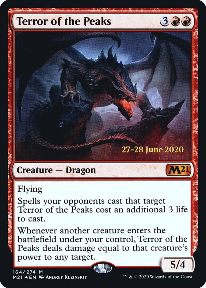 Terror of the Peaks [Core Set 2021 Prerelease Promos] | Total Play