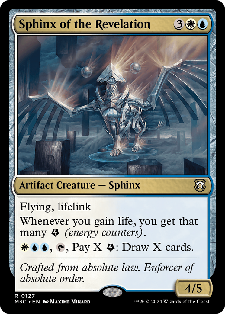 Sphinx of the Revelation (Ripple Foil) [Modern Horizons 3 Commander] | Total Play