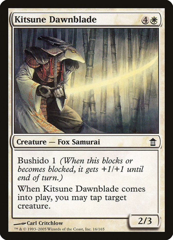 Kitsune Dawnblade [Saviors of Kamigawa] | Total Play
