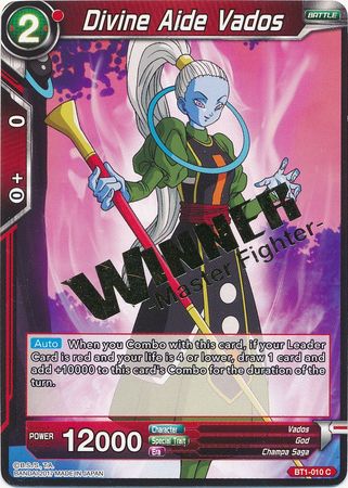 Divine Aide Vados (Winner Stamped) (BT1-010) [Tournament Promotion Cards] | Total Play