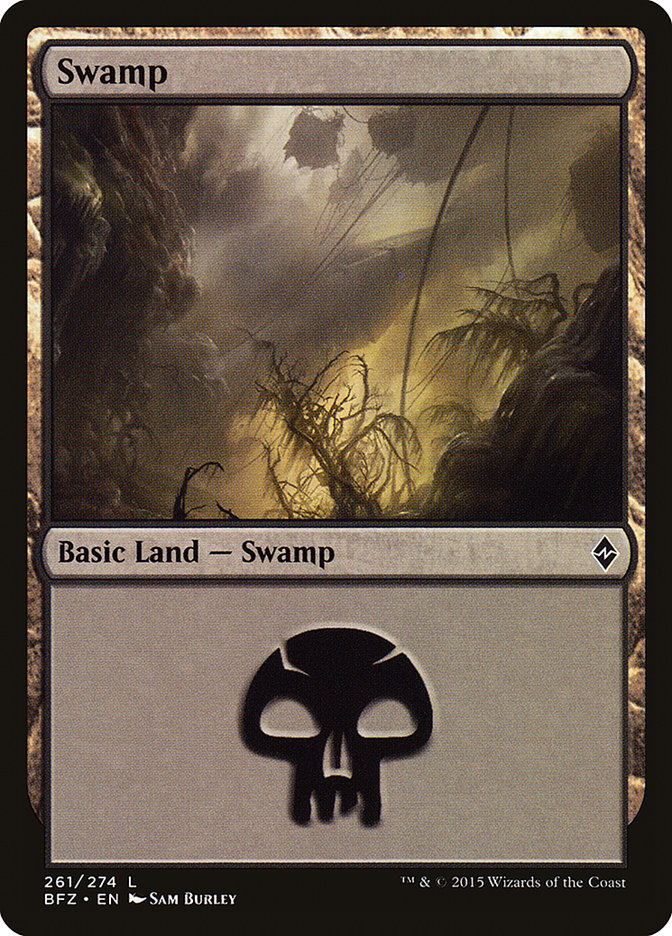 Swamp (261) [Battle for Zendikar] | Total Play
