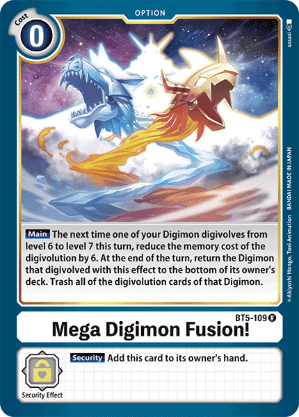 Mega Digimon Fusion! [BT5-109] [Battle of Omni] | Total Play