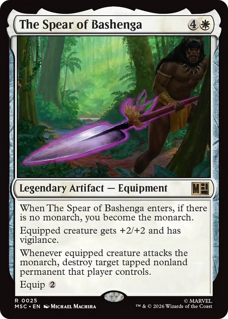 The Spear of Bashenga [Marvel Super Heroes Commander] | Total Play