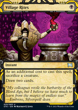 Village Rites (Foil Etched) [Strixhaven: Mystical Archive] | Total Play