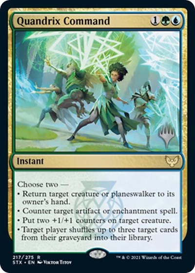 Quandrix Command (Promo Pack) [Strixhaven: School of Mages Promos] | Total Play
