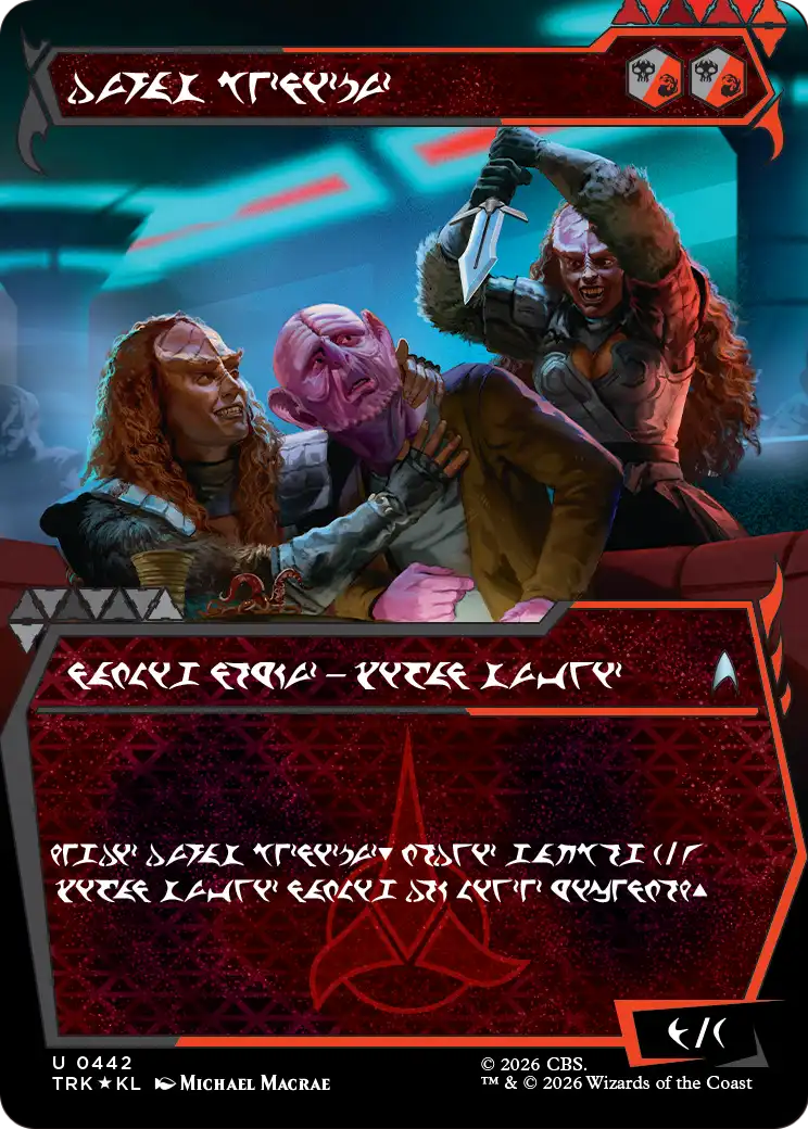 The Duras Sisters (Showcase) (Klingon) [Star Trek] | Total Play