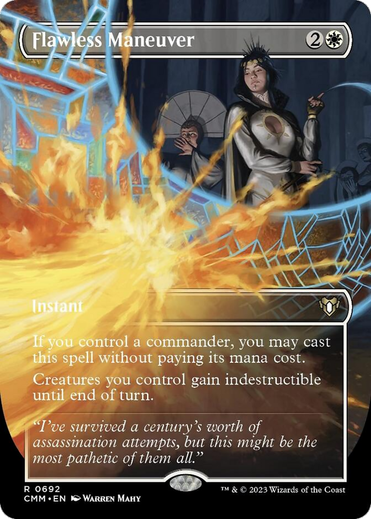 Flawless Maneuver (Borderless Alternate Art) [Commander Masters] | Total Play