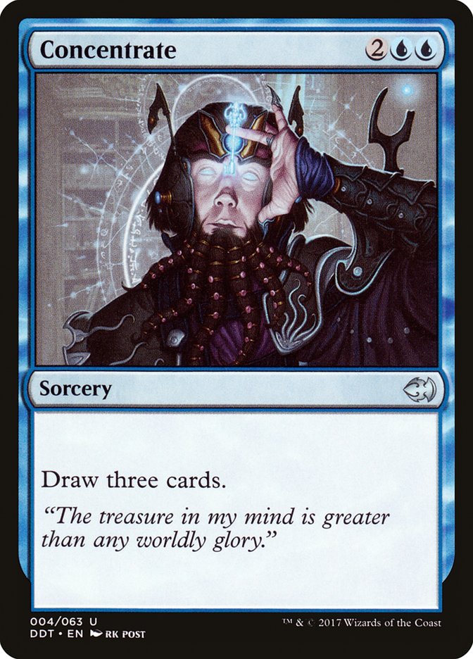 Concentrate [Duel Decks: Merfolk vs. Goblins] | Total Play