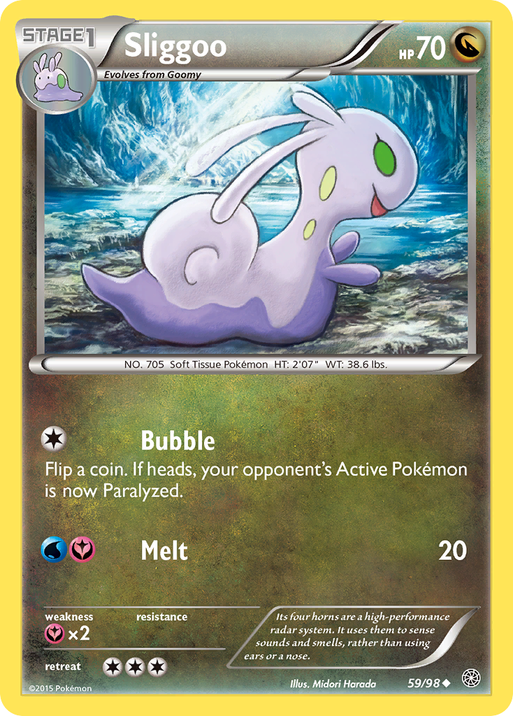 Sliggoo (59/98) [XY: Ancient Origins] | Total Play