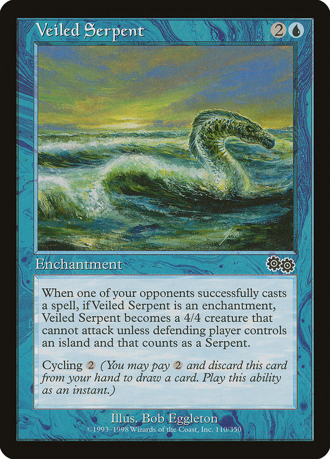 Veiled Serpent [Urza's Saga] | Total Play